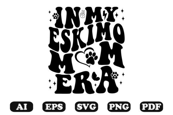 In My Eskimo Mom Era Wavy SVG Graphics