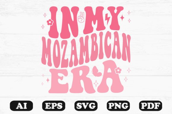 In My Mozambican Era Retro Wavy SVG Graphics
