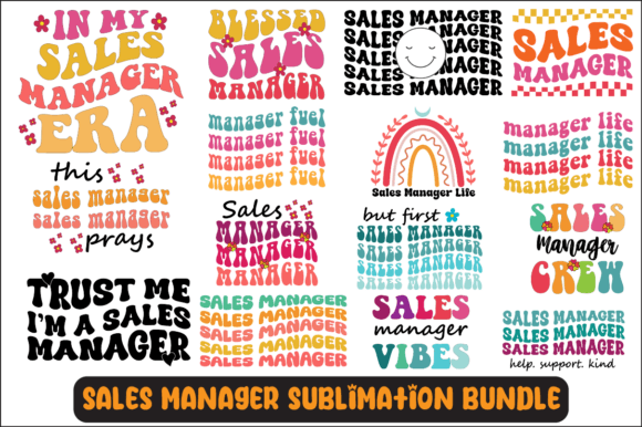 Sales Manager SVG Bundle: Graphics for Crafts & Content